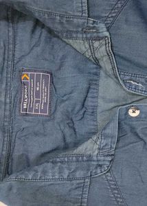 Unisex New Denim Double Pocket Shirt