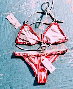 Vibrant Patterned Bikini Set