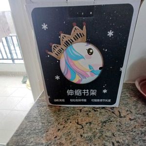 Cute Pink Unicorn Bookend