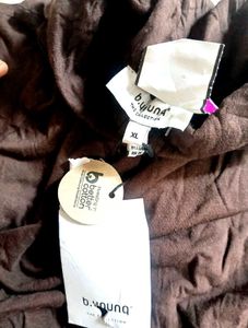 Brown Turtleneck Long Sleeve Top