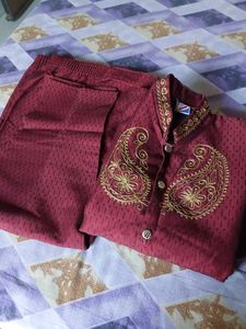 Burgundy Sherwani