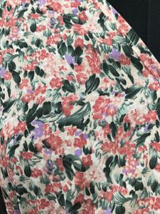 Floral Ruched Mini Dress