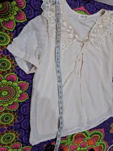Lace Collar Blouse