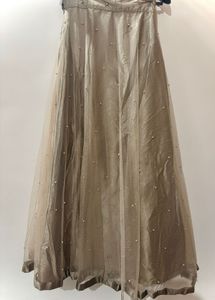 Elegant Pearl Embellished Skirt and blouse lehenga