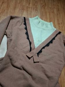 Cozy Knit V-Neck Sweater