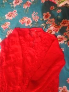 Elegant Red Party Dress