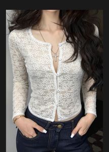 Elegant White Lace Blouse