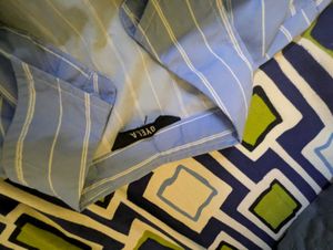 Blue Striped Co-ord Set
