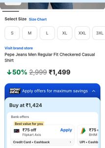 Pepe Jeans Men Regular Fit Checkered Casual Shirt
