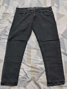 Men's Grey Denim Jeans