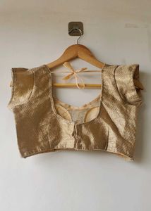 Princesscut Gold Brocade Blouse