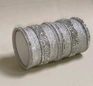 Sparkling Rhinestone Bangles set