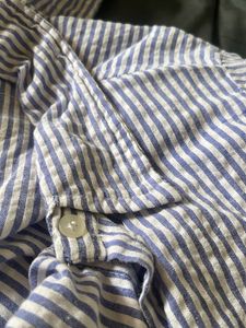Striped Seersucker Shirt