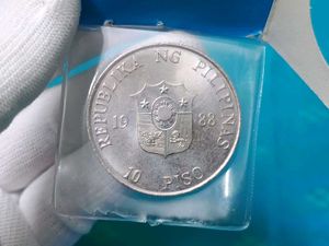 Philippines 10 Piso Commemorative Coin With Folder