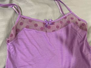 Vintage GAP Body Purple Polka Dot Cami