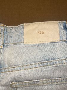 ZARA Light Wash Wide Leg Jeans