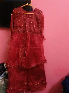 Beautiful Red Embellished Lehenga Choli
