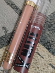 2x Matte Lipsticks - Nude &amp; Brown