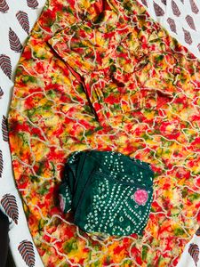 Lehenga, Blouse And Odhani Set