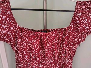 Brand New Women Floral Print A-line Dress