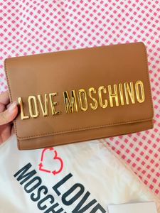 Love Moschino Brown sling brand new