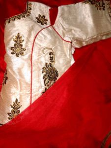 Embroidered Silk Blouse