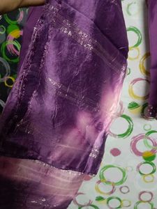 Purple Embellished Kurta