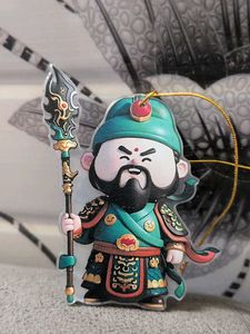 Cute Cartoon Warrior Keychain Charm