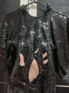 Sequin Embellished Party Dress