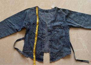 Denim Jacket with Studs
