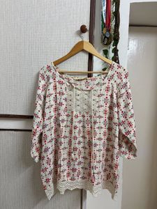 Bohemian Print Tunic Top