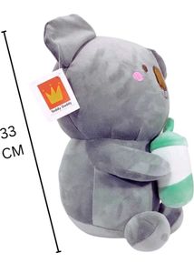 Cute Koala Plush Toy with Boba. YYYYYYY