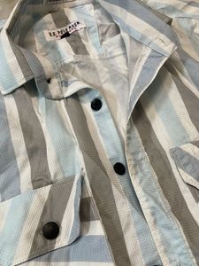 Men's Striped Long Sleeve Shirt
