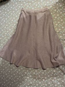 Shimmery Light Pink skirt
