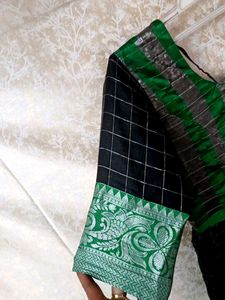 Designer Black &amp; Green Gown