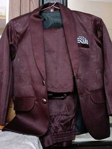 Burgundy Suit Set
