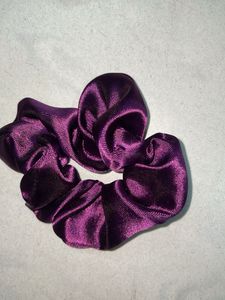 Satin Scrunchies - Set of 5