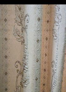 Elegant beige curtains combo