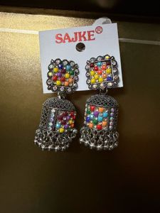 Vibrant Multicolor Jhumka Earrings