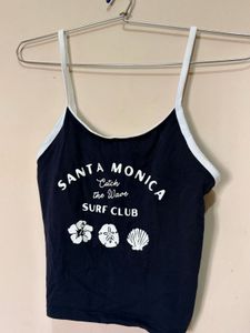 Santa Monica Surf Club Graphic Tank Top
