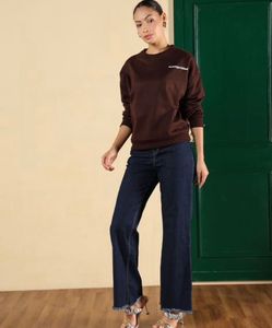 Brown SHEIN Missguided Sweatshirt