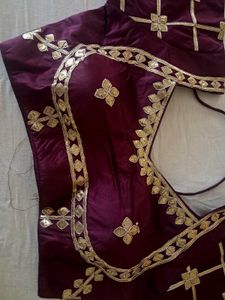 Embroidered Silk Blouse