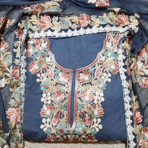 Pure Kashmiri Rayon Unstitched Suit