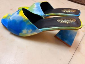 Tie-Dye Block Heels