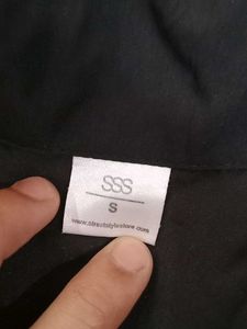 Black night suit top