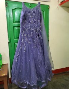 New Embellished Designer Gown Excellent Condition❤