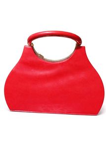 Red Top Handle Bag