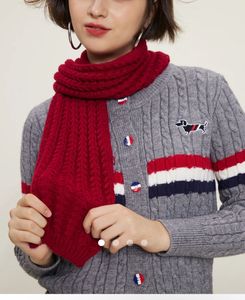 cute red scarf
