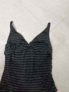 Striped One-Piece Swimsuit