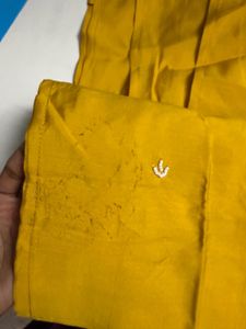 Yellow Embroidered Kurta